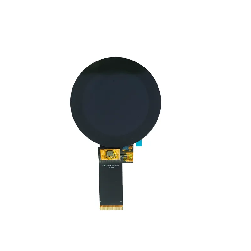 2.1inch 480x480 round LCD display with CTP and OCA bonding and AF treatment