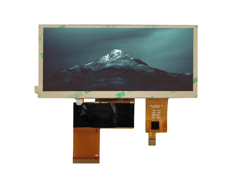 4.6-calowy kolorowy wyświetlacz TFT LCD typu Bar o rozdzielczości 800 x 320 z obsługą Multi-Touch PCAP